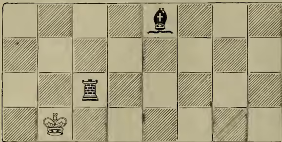 Chessboard diagram showing a discovered check. A black king is on e1, a black rook is on c2, and a black pawn is on d2. The white king is on e1, and a white rook is on c2. The white king is in check from the black rook on c2.