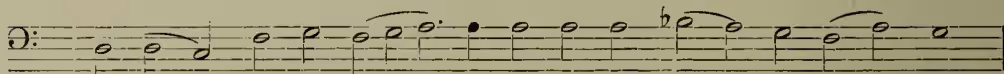 Musical notation for the first line of the antiphon: 'The an - gel said un - to him, Thou shalt call his name John.'